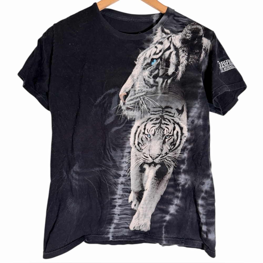 The Mountain Siegfried & Roy Mirage Las Vegas Tiger T‎ Shirt Mens Medium Black